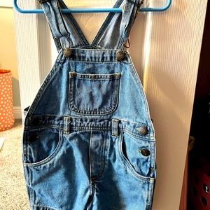 Vintage toddler shortalls